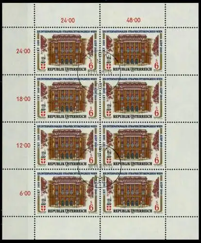 ÖSTERREICH BLOCK KLEINBOGEN 1980-1989 Nr 1971 Z 71127E