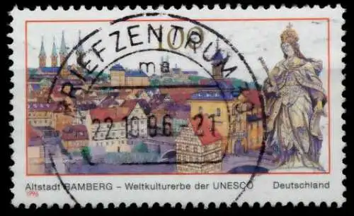 BRD 1996 Nr 1881 zentrisch gestempelt 72D076