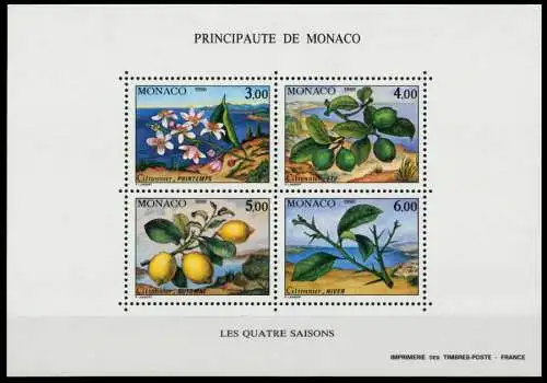 MONACO Block 49 postfrisch S0021AA