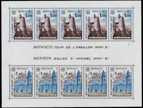MONACO Block 11 postfrisch 74B96A