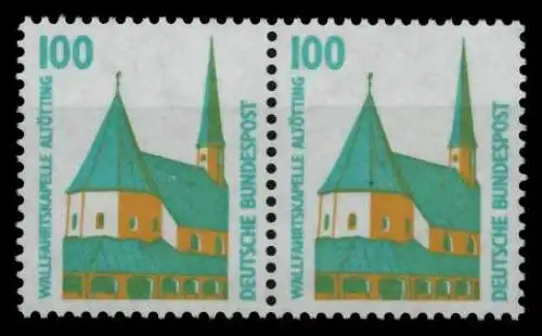 BRD DS SEHENSWÜRDIGKEITEN Nr 1406Au postfrisch WAAGR PA 767EAA