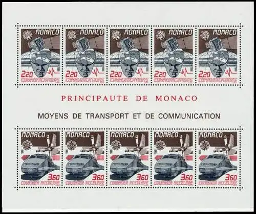 MONACO Block 39 postfrisch S0034FE