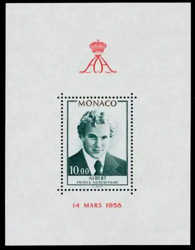 MONACO Block 14 postfrisch 760D4E
