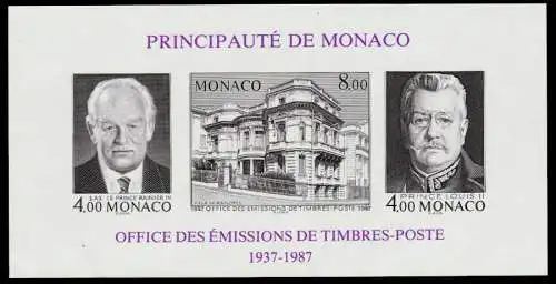 MONACO Block 37B postfrisch S0034EA