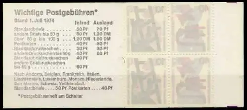 BERLIN MARKENHEFTCHEN Nr MH 09cIIoZ postfrisch 75CFEE