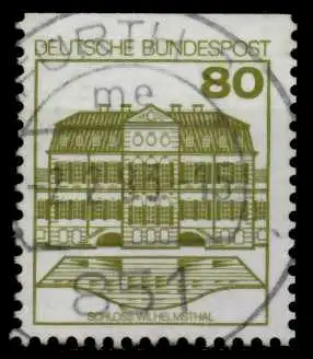 BRD DS BURGEN u. SCHLÖSSER Nr 1140CI zentrisch gestempelt 767DDA