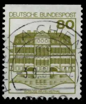 BRD DS BURGEN u. SCHLÖSSER Nr 1140CI zentrisch gestempelt 767DE2