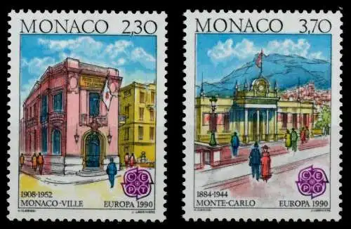 MONACO 1990 Nr 1961A-1962A postfrisch 7610BE