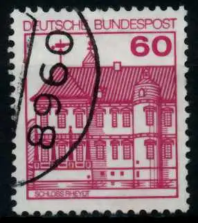 BRD DS BURGEN u. SCHLÖSSER Nr 1028AII gestempelt 767CA2