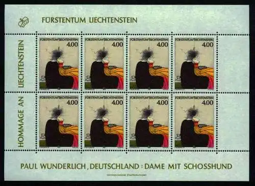 LIECHTENSTEIN BLOCK KLEINBOGEN Nr 1123KB postfrisch KLE SC2F08A