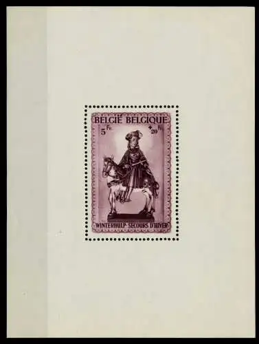 BELGIEN Block 16 postfrisch 742F76