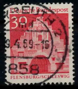 BRD DS D-BAUW. 2 Nr 493 zentrisch gestempelt 74333E