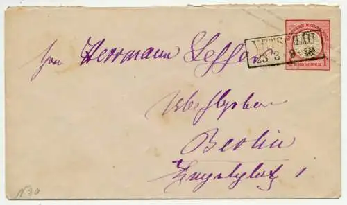 DEUTSCHES REICH Nr U1I UMSCHLAG-L2-VETSCHAU GEB 75617E