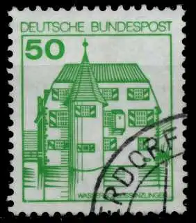 BRD DS BURGEN u. SCHLÖSSER Nr 1038AII gestempelt 767D02