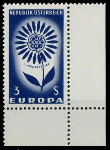 ÖSTERREICH 1964 Nr 1173 postfrisch ECKE-URE 755EDE