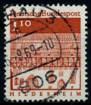 BRD DS D-BAUW. 2 Nr 501 zentrisch gestempelt 7433DA