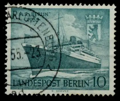 BERLIN 1955 Nr 126 gestempelt 73A202