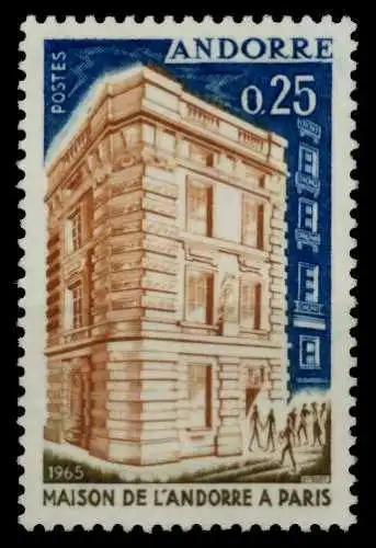 ANDORRA (FRANZ. POST) 1965 Nr 194 postfrisch S0092F6