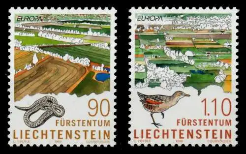 LIECHTENSTEIN 1999 Nr 1190-1191 postfrisch S5455EA