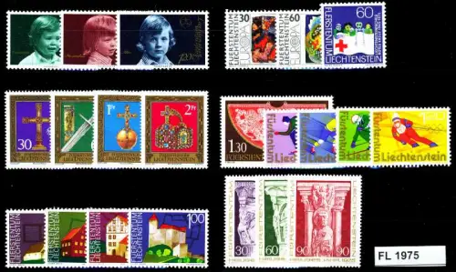 LIECHTENSTEIN Nr 620-641 postfrisch JAHRGANG S53F75E