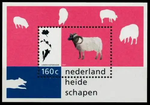 NIEDERLANDE Block 51 postfrisch 798F32