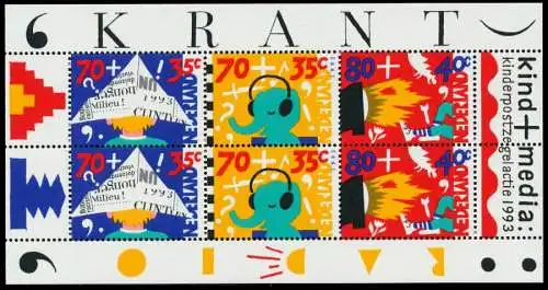 NIEDERLANDE Block 39 postfrisch S007756