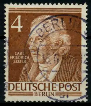 BERLIN 1952 Nr 91 gestempelt 784C42