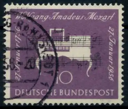 BRD 1956 Nr 228 gestempelt 77A472