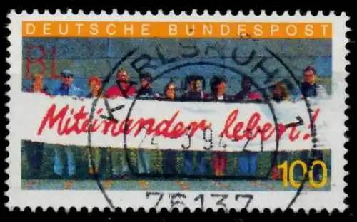 BRD 1994 Nr 1725 zentrisch gestempelt 78EAEA