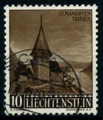 LIECHTENSTEIN 1957 Nr 362 zentrisch gestempelt 7A6F0A