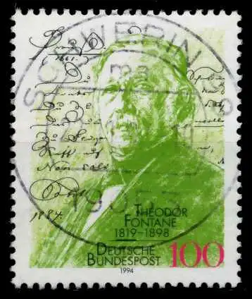 BRD 1994 Nr 1767 zentrisch gestempelt 78FF02