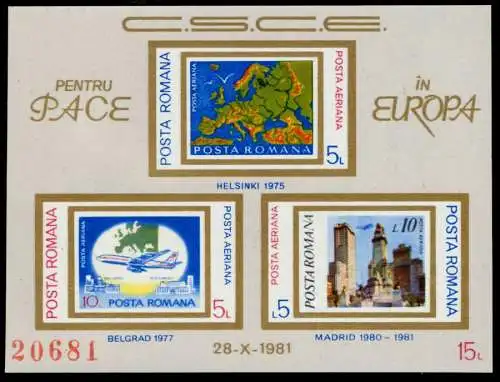 RUMÄNIEN Block 183 postfrisch S00511A