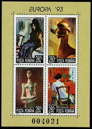 RUMÄNIEN Block 282 postfrisch S00525A