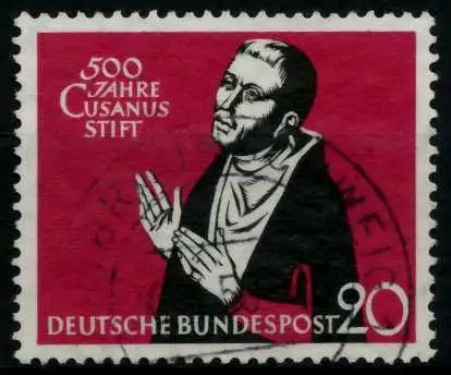 BRD BUND 1958 Nr 301 gestempelt 77A78A