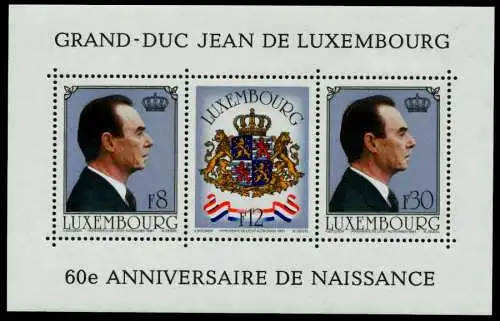 LUXEMBURG Block 13 postfrisch S005636