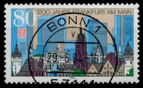 BRD 1994 Nr 1721 zentrisch gestempelt 78EA0A