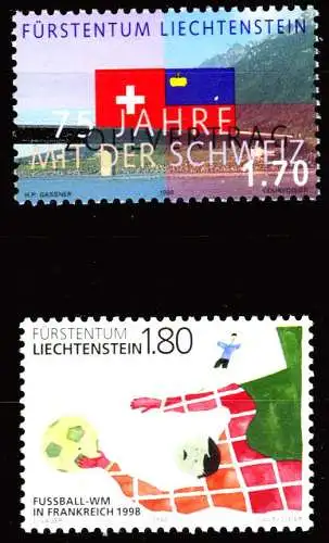 LIECHTENSTEIN 1998 Nr 1171-1172 postfrisch S545592