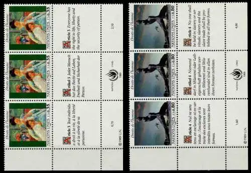 UNO GENF Nr 180S3-181S3 postfrisch 3ER STR ECKE-ULI 780B1E