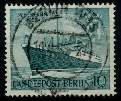 BERLIN 1955 Nr 126 zentrisch gestempelt 784D0A