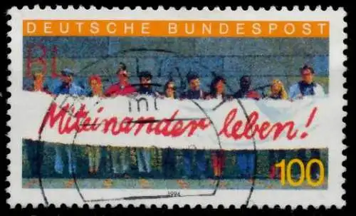 BRD 1994 Nr 1725 zentrisch gestempelt 78EAE6