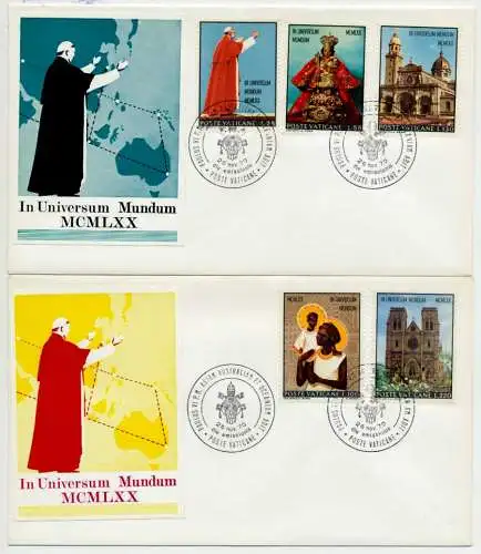 VATIKAN Nr 572-576 BRIEF FDC 7904FE