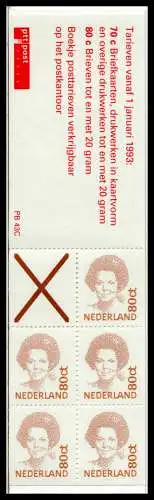 NIEDERLANDE Nr MH 44C postfrisch 7950CA