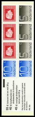 NIEDERLANDE Nr MH 21 postfrisch S008406