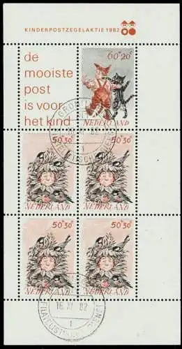NIEDERLANDE Block 24 zentrisch gestempelt S00762E