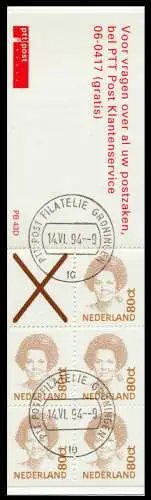 NIEDERLANDE Nr MH 44D zentrisch gestempelt 7993B2