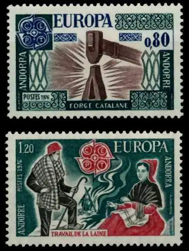 ANDORRA FRZ.-POST Nr 274-275 postfrisch 79D4FE