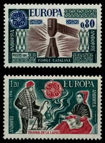ANDORRA FRZ.-POST Nr 274-275 postfrisch 79D59E