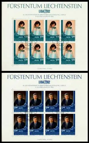 LIECHTENSTEIN BLOCK KLEINBOGEN Nr 797KB-798KB E 7A6BA2