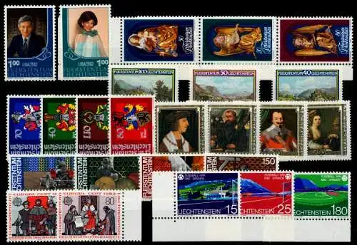 LIECHTENSTEIN Nr 791-815 postfrisch JAHRGANG S53F79E