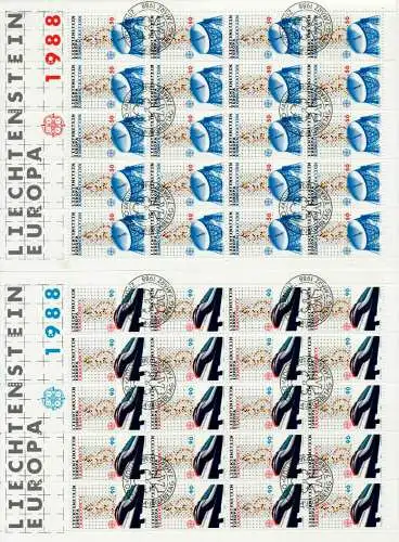 LIECHTENSTEIN BLOCK KLEINBOGEN Nr 937-938 ESST S54519A